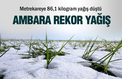 Konya Ovasında 31 yılın rekor yağışı 