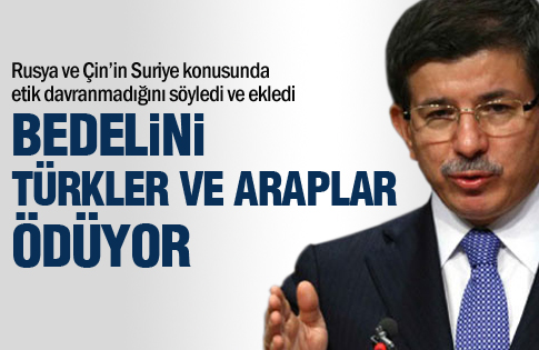 Bedelini Araplar ve Türkler ödüyor!