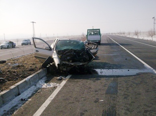 Konyada trafik kazası: 1 ölü
