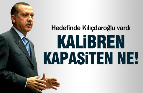 Erdoğan: Senin kalibren ne kapasiten ne?