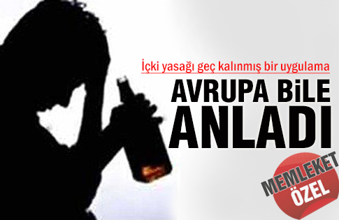 Avrupa bile alkolün zararlarını anladı