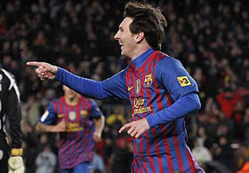 Messi yine gol yağdırdı rekor kırdı