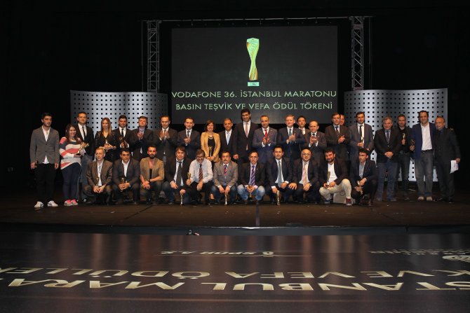 36. Vodafone İstanbul Maratonu Basın Teşvik Ve Vefa Ödülleri