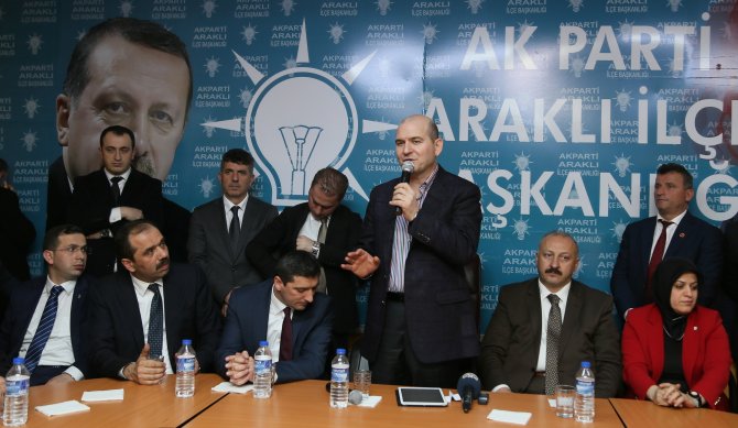Ak Parti Genel Başkan Yardımcısı Soylu, Trabzon'da: