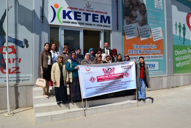 Çiçekdağı'nda 600 Kadın Meme Kanseri Taramasından Geçirildi