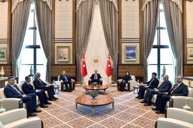 Cumhurbaşkanı Erdoğan, Sayıştay Heyetini Kabul Etti