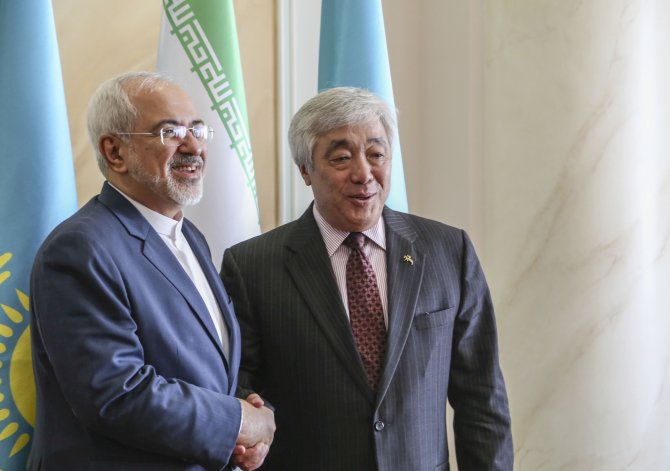 İran Dışişleri Bakanı Zarif Kazakistan'da