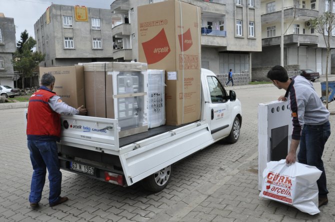 Kaymakamlıktan Gaziye Çeyiz Yardımı