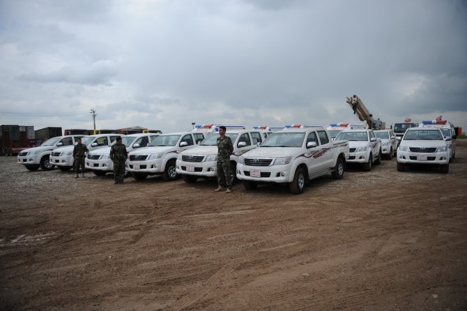 Türkiye’den Peşmergeye Araç Yardımı