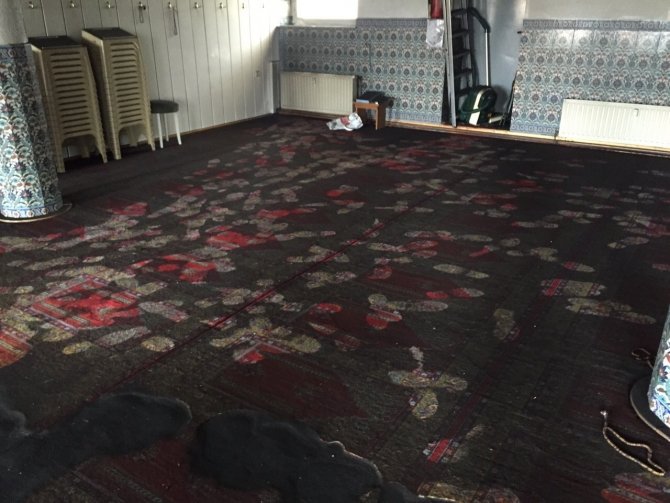 Almanya'da Cami Yangını