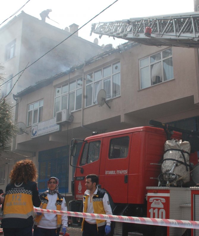 Ataşehir'de Yangın