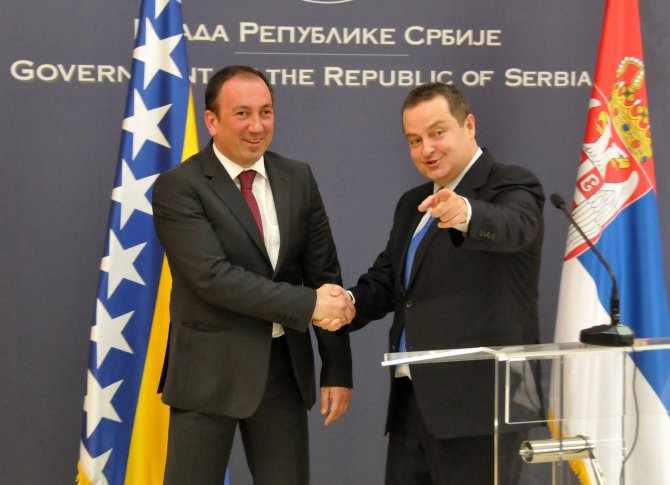 Bosna Hersek Dışişleri Bakanı Tsrnadak, Sırbistan'da