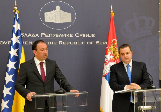 Bosna Hersek Dışişleri Bakanı Tsrnadak, Sırbistan'da