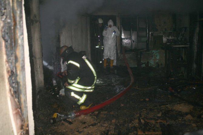 Engelli Genç Evlerinde Çıkan Yangında Öldü