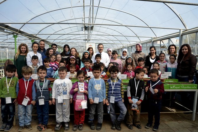 Eskişehir'de, "Benim Çiçeğim Benim Sebzem Projesi"