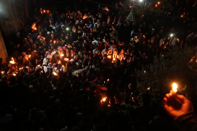Yezidiler, "Kırmızı Çarşamba"yı Buruk Kutladı