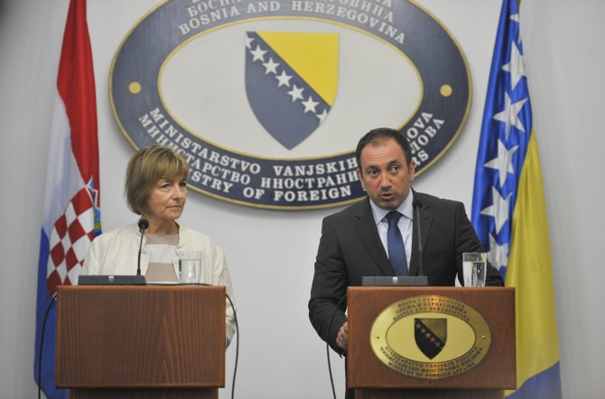 Hırvatistan Dış Ve Avrupa İşleri Bakanı Pusiç, Bosna Hersek'te