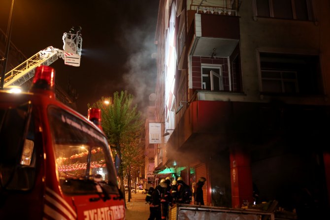 İstanbul'da İş Yeri Yangını