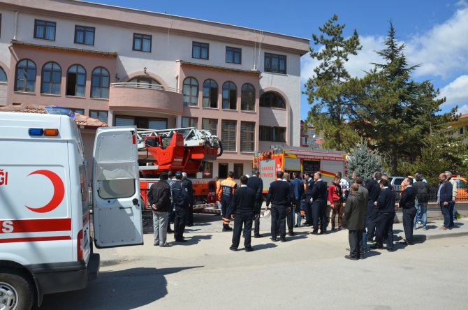 Kazan'da Yangın Tatbikatı Yapıldı