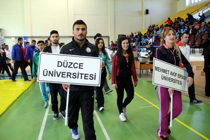 Türkiye Üniversitelerarası Güreş Şampiyonası Edirne'de Başladı