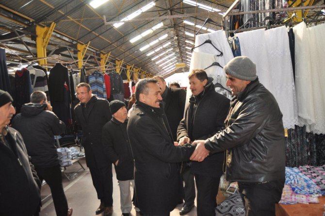 Seydişehir Belediye Başkanı Tutal, Pazar Esnafıyla Buluştu