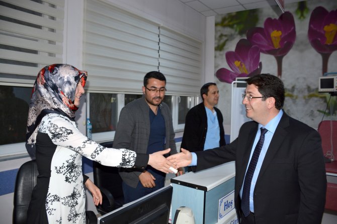 Başkan Yazgı’dan Hastalara Ziyaret