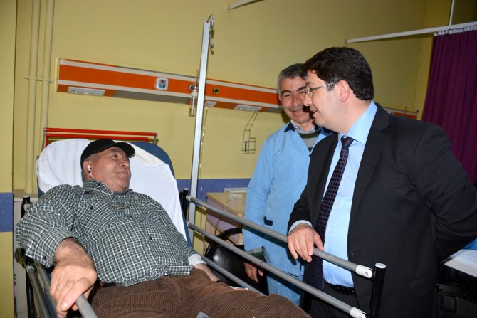 Başkan Yazgı’dan Hastalara Ziyaret