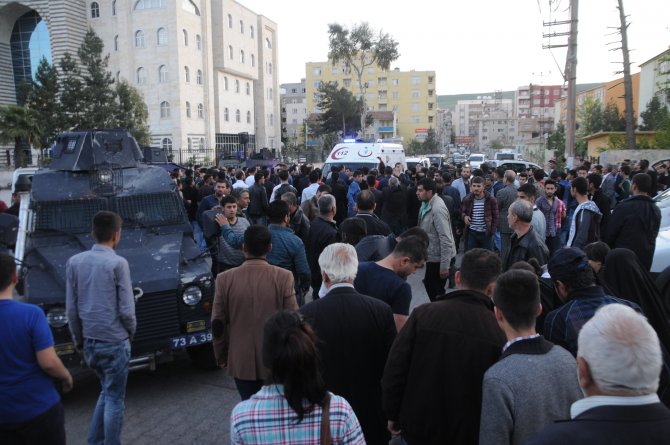 Cizre'de Trafik Kazası Sonrası Gerginlik