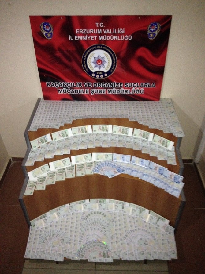 Erzurum'da Sahte Para Operasyonu