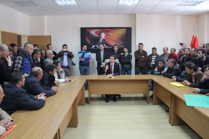 Ermenek'te Maden İşçilerinden "Ocak Eylemi"