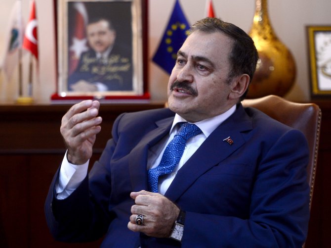 Eroğlu, Rumen Mevkidaşı Gaurilescu'yu Kabul Etti