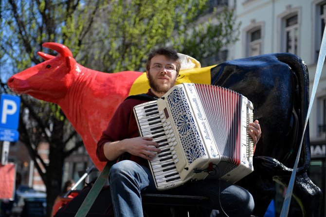 Brüksel'de Ttip Anlaşması Protesto Edildi