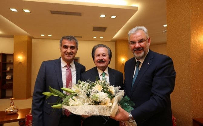 Bursaspor Başkanı Bölükbaşı'dan, Cavit Çağlar'a Ziyaret
