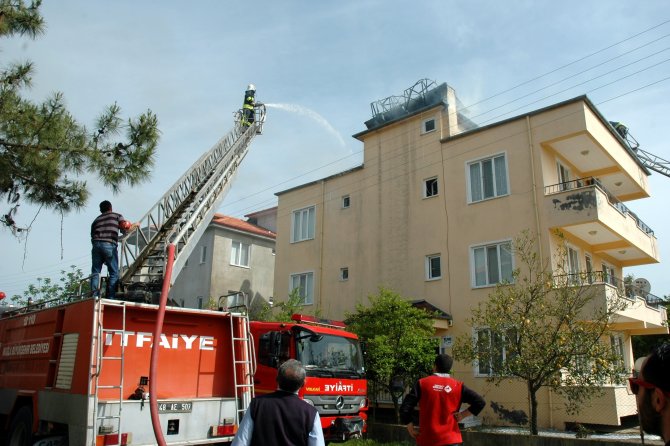 Muğla'da Ev Yangını
