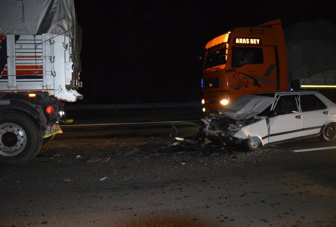 Sakarya'da Trafik Kazası: 1 Ölü