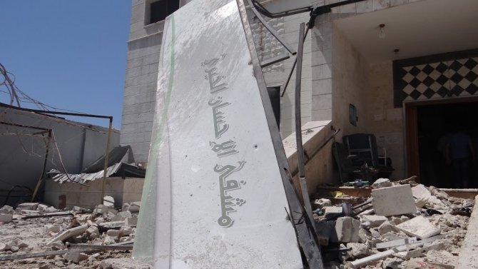 Suriye'de Hastaneye Hava Saldırısı