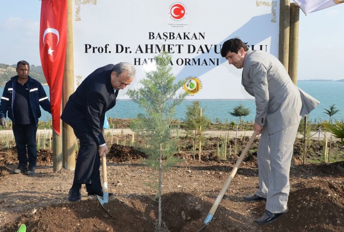 Adana'da Başbakan Davutoğlu Adına Hatıra Ormanı Oluşturuldu