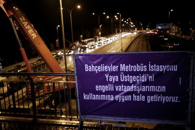 Bahçelievler Metrobüs İstasyonu Ve Üst Geçidi Yenileme Çalışmaları