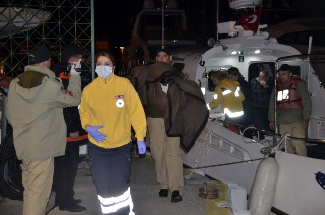 Bodrum'da Kaçakları Taşıyan Tekne Battı