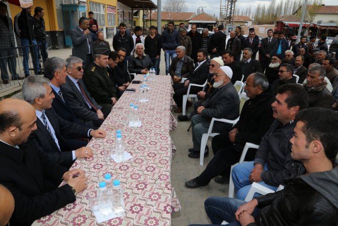 Aksaray Valisi Köy Ve Beldelerde İncelemelerde Bulundu