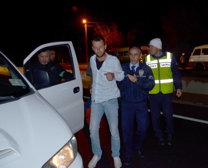 Alkollü Sürücü Polislere Zor Anlar Yaşattı