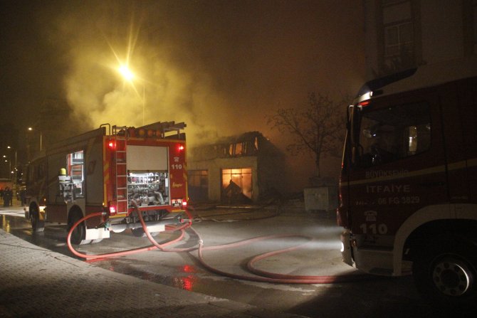 Başkentte Gecekondu Yangını