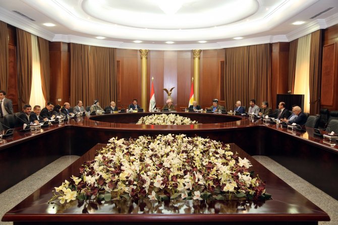 Barzani, Kürt Bölgesindeki Siyasi Parti Temsilcileriyle Bir Araya Geldi