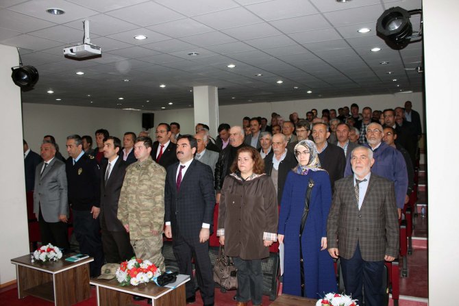 Şarkışla'da Muhtarlar Ve Daire Amirleri Toplantısı Yapıldı