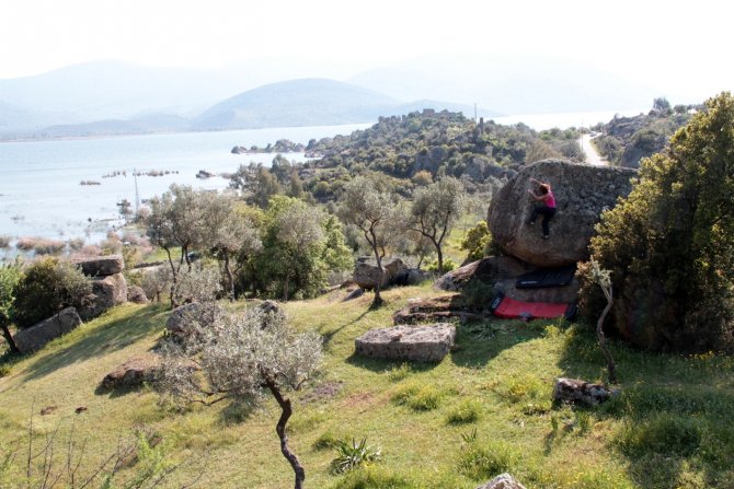 Beşparmak Dağları Kaya Tırmanışçılarının Gözdesi