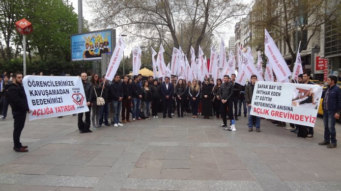 Kızılay'da 1 Saatlik Saygı Duruşu