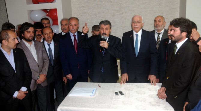 "Milli İttifak" Liderleri, Kahramanmaraş'ta Seçim Bürosu Açtı