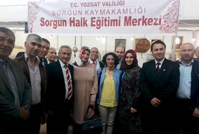 Sorgun'da Üretilen Hediyelik Eşyalar Bursa’da Sergilendi