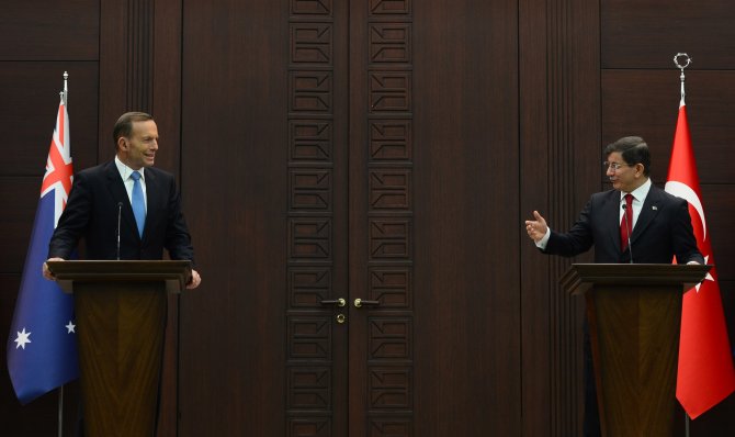 Davutoğlu-abbott Ortak Basın Toplantısı