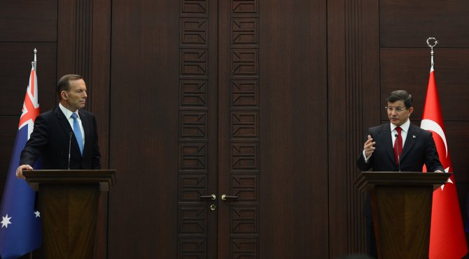 Davutoğlu-abbott Ortak Basın Toplantısı